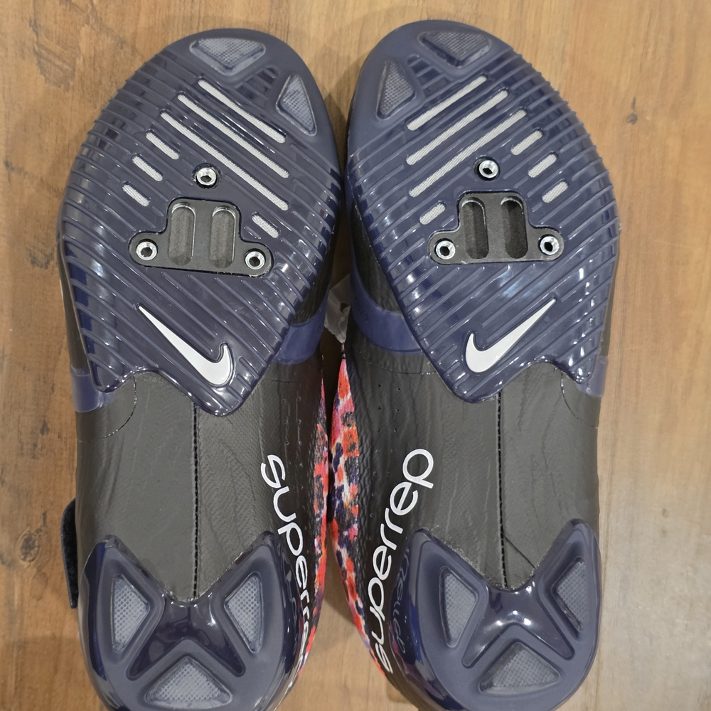 NEW Nike Womens SuperRep Cycle Shoes DH3395-400 2 NN Indoor Spray Paint Cycling - Picture 7 of 7
